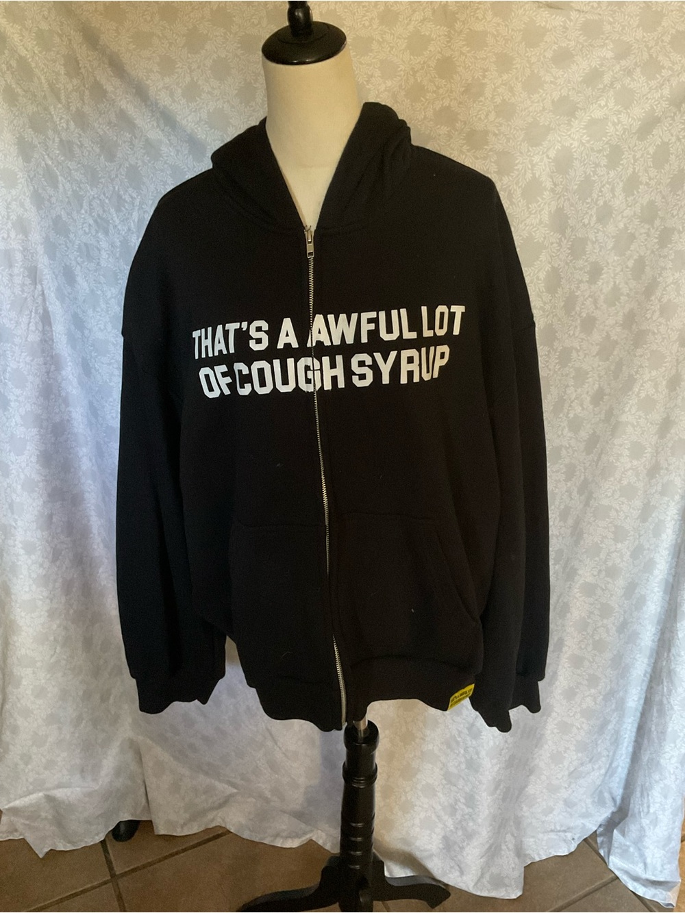 That’s A Awful Lot Of Cough Syrup Zip Up Sweater
